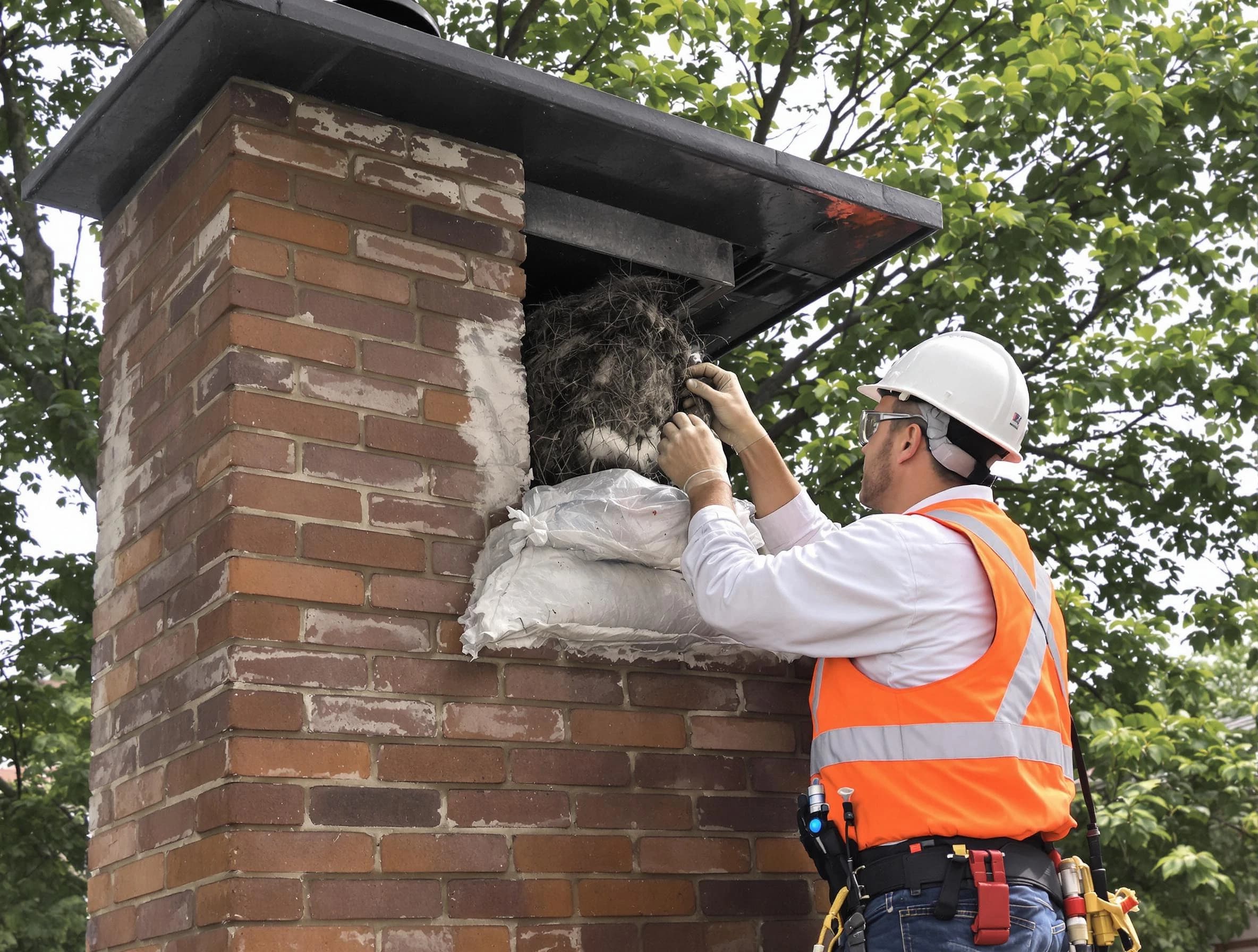 Humane removal of debris and animals by Guthrie Chimney Sweep in Guthrie, OK