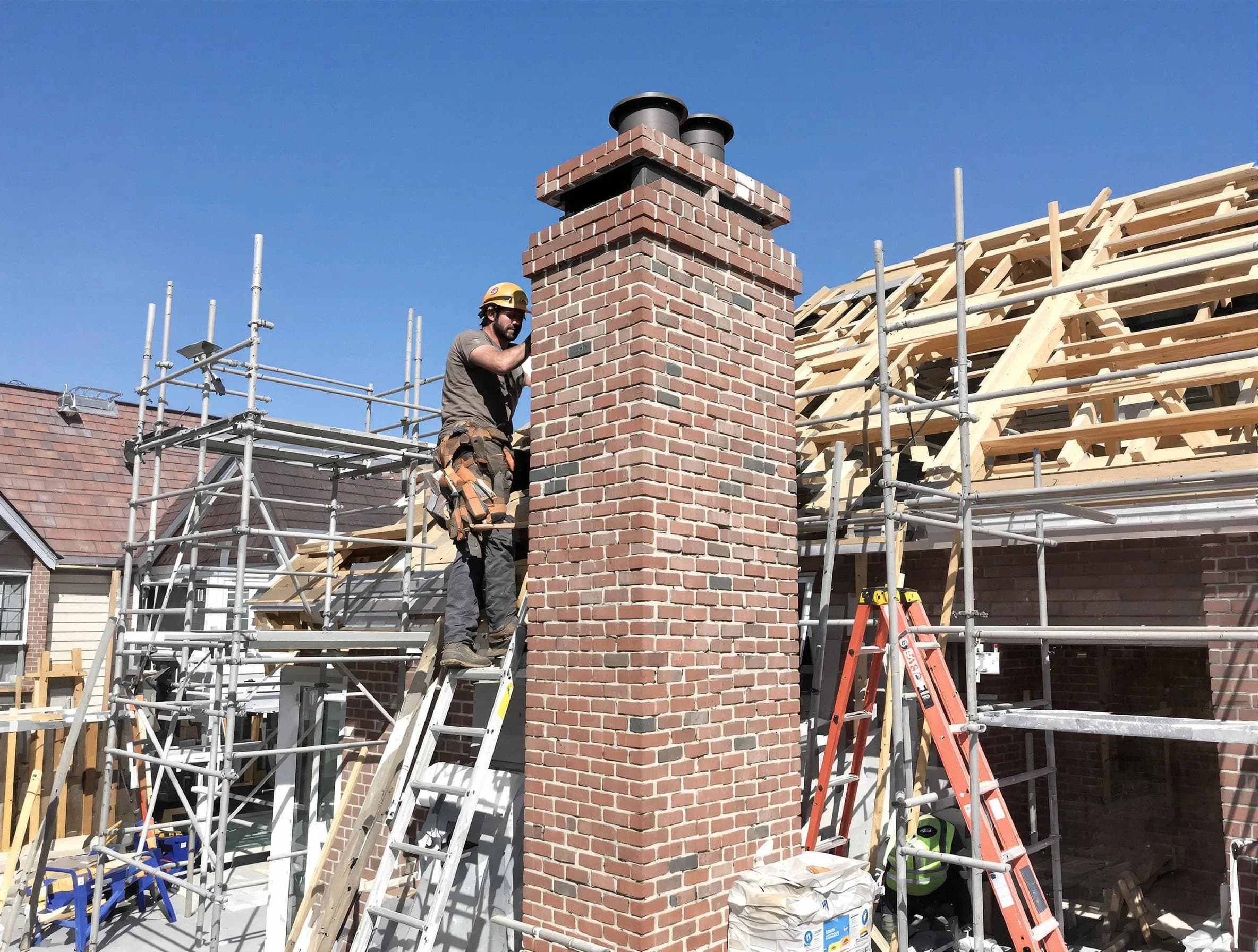 New chimney installation completed by Guthrie Chimney Sweep in Guthrie, OK