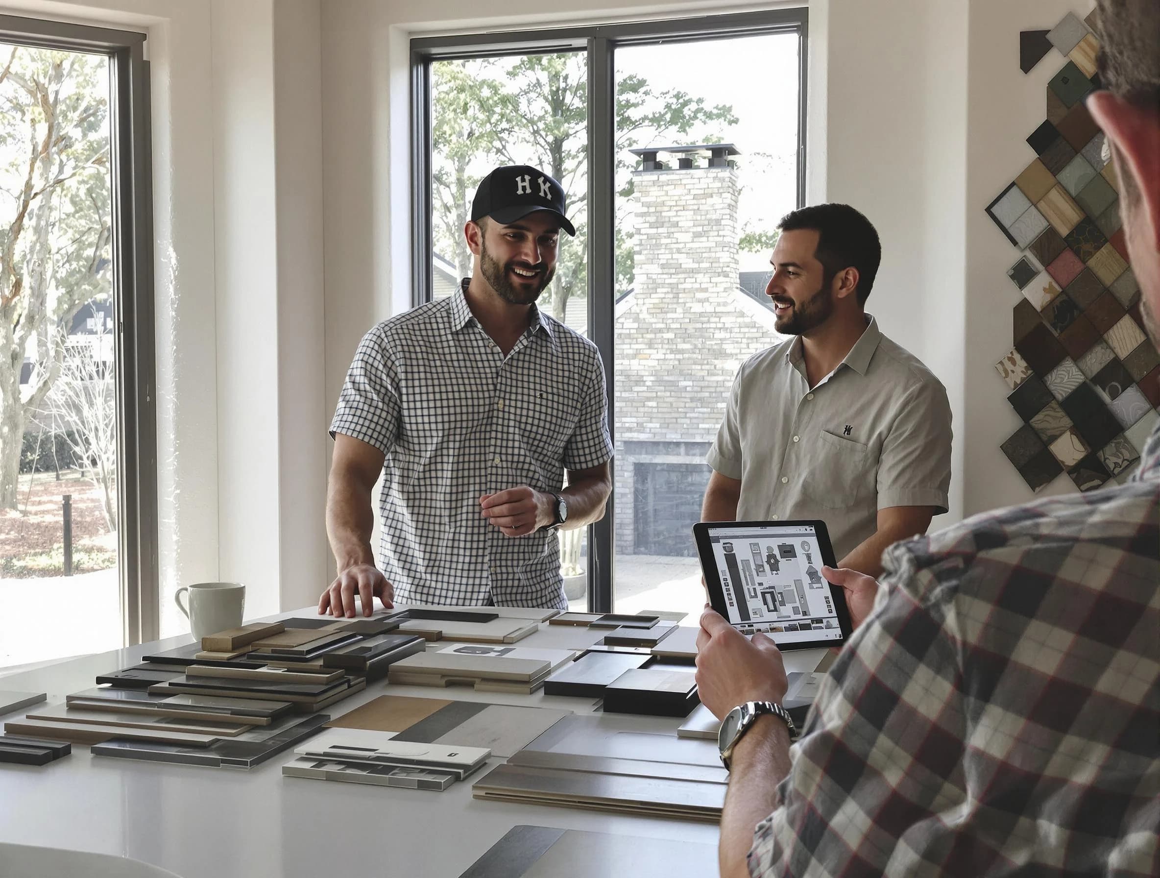 Guthrie Chimney Sweep remodeling a chimney and fireplace in Guthrie, OK