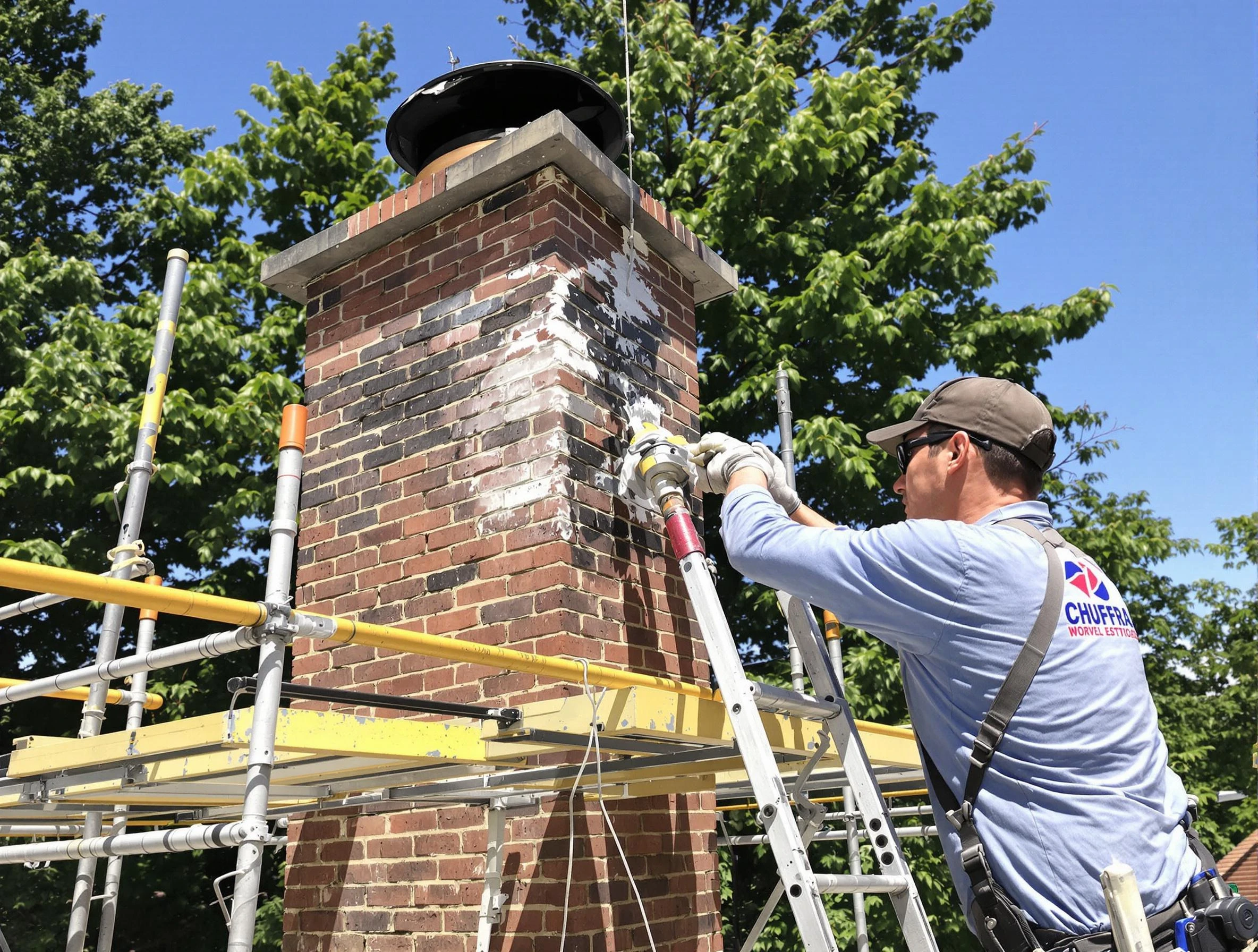 Structural chimney repair by Guthrie Chimney Sweep in Guthrie, OK