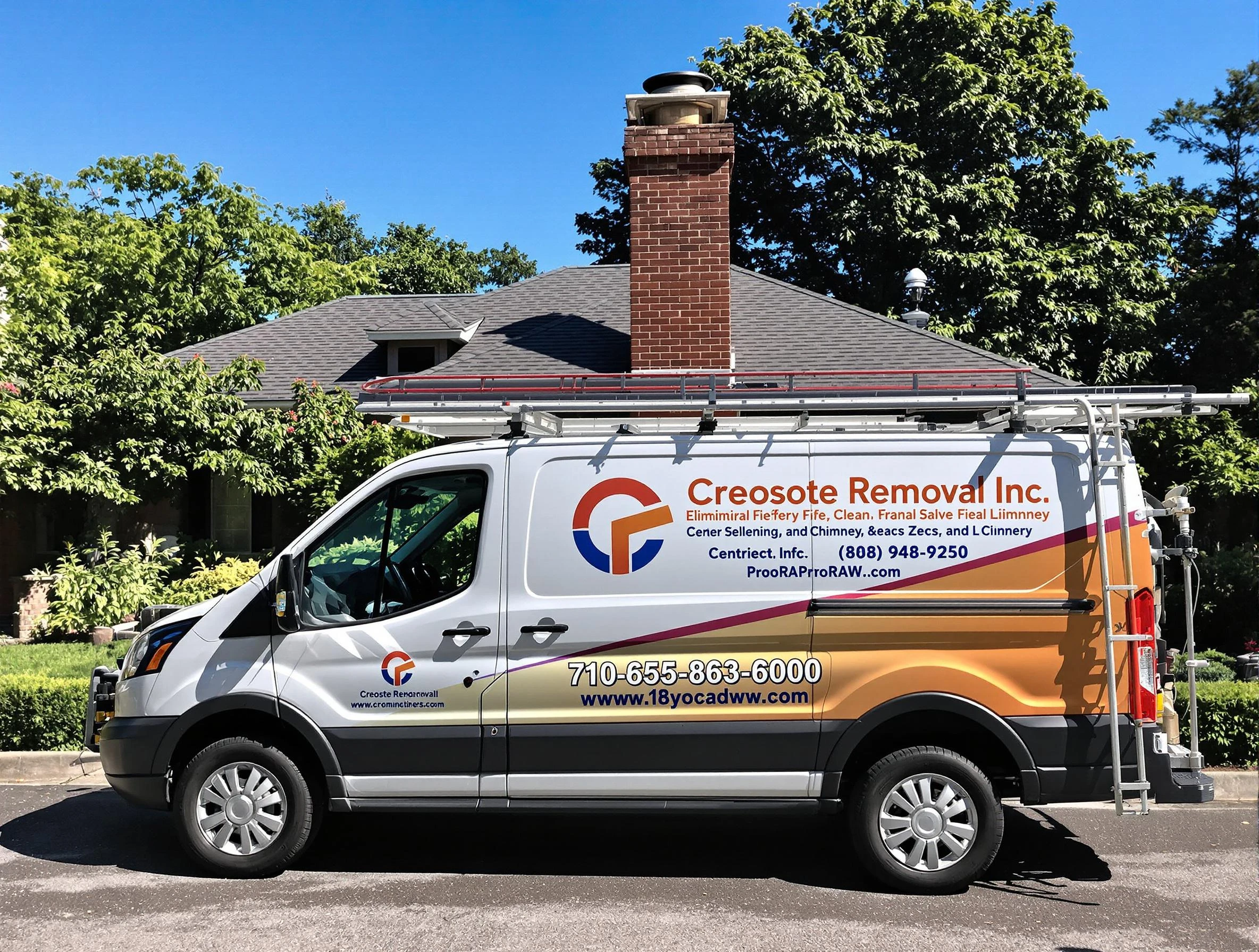 Guthrie Chimney Sweep technician removing creosote safely in Guthrie, OK